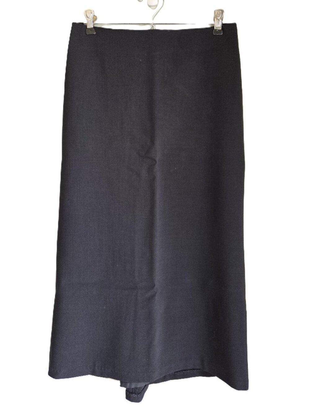 SARAH BERMAN Women's 8 Lined Maxi Pencil Skirt Black Dark Academia, EUC